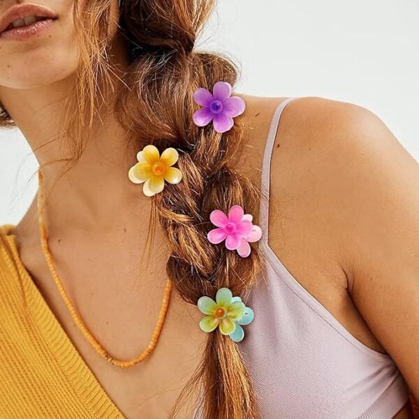 Mini Floral Claws Clips - Image 7