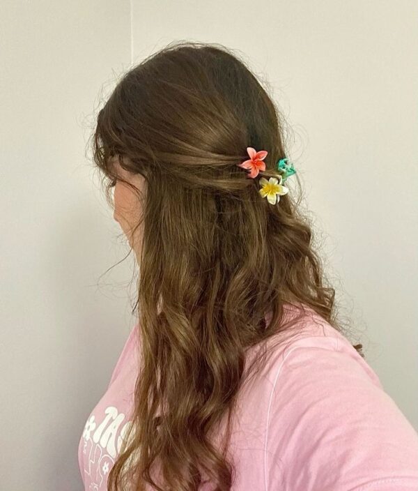 Mini Floral Claws Clips - Image 2