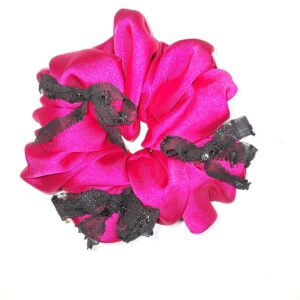 Rosy Bow Scrunchie