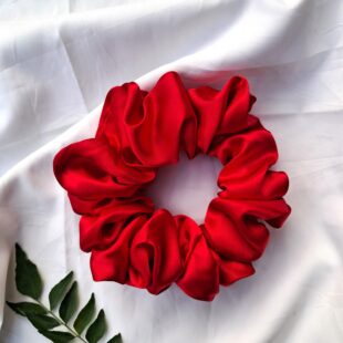 Fuchsia Luxe Scrunchie