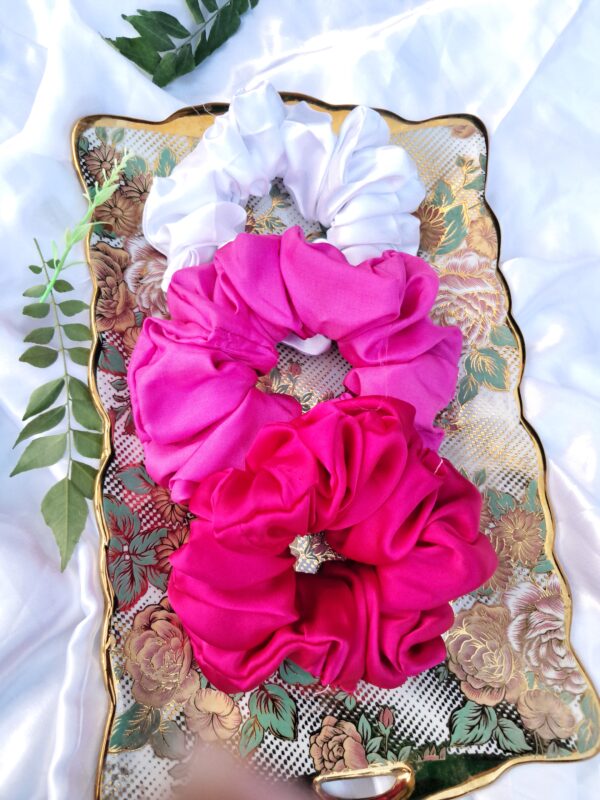 Blush Bloom Scrunchies - Image 3