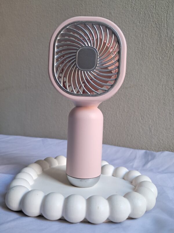Buy Rechargeable Mini Fan for Kids and adult – With Cute Stickers & Free Charging Cable - Image 4
