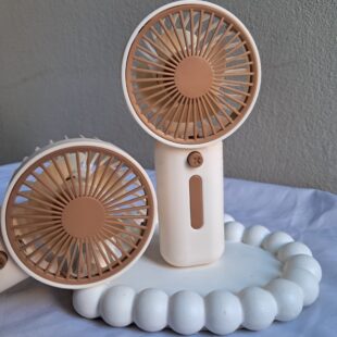 Rechargeable Handy Fan – 3-Speed | Mini, Silent & Portable with Free Type-C Charger