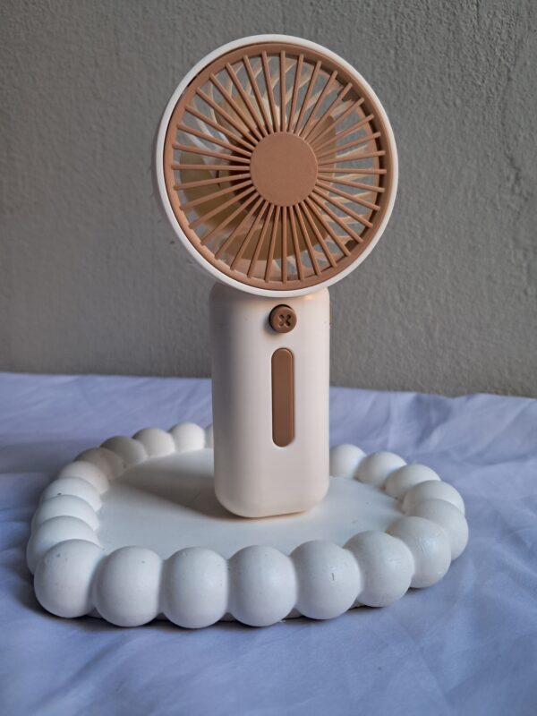 Rechargeable Handy Fan – 3-Speed | Mini, Silent & Portable with Free Type-C Charger - Image 4