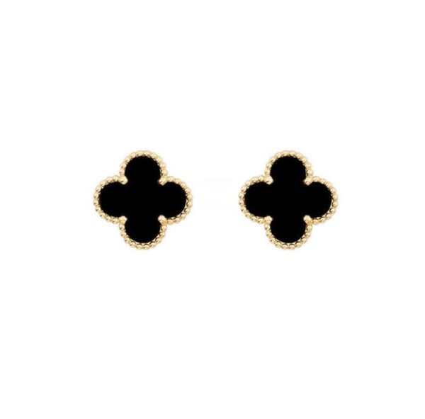 CLOVER  EARRINGS(18K Gold Plated) - Image 3