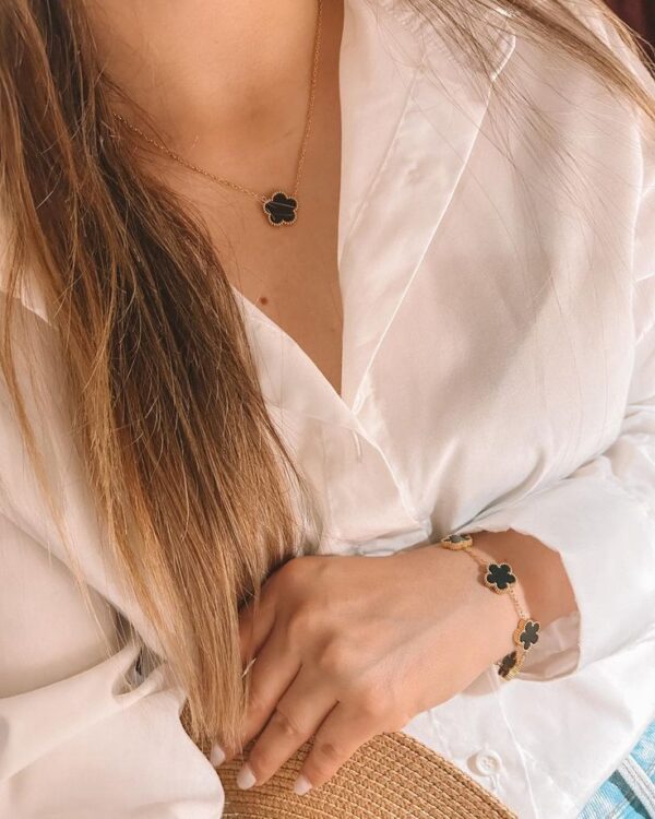 Exclusive Full Clover Set(18k Gold Plated) - Image 5