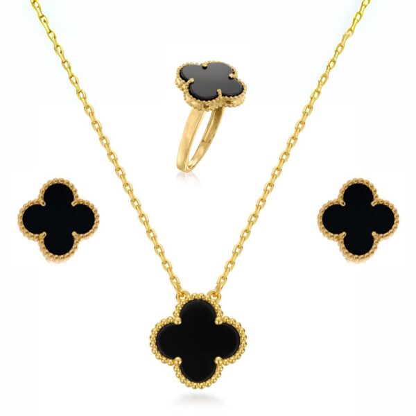 Exclusive Full Clover Set(18k Gold Plated) - Image 7