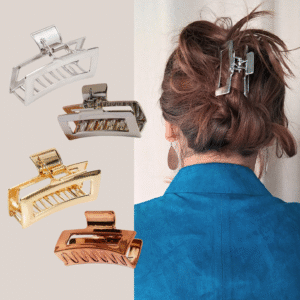 4 Colors Square Shimmery claw clips