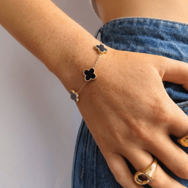 Multiple Clover Bracelet(18k Gold Plated) - Image 2