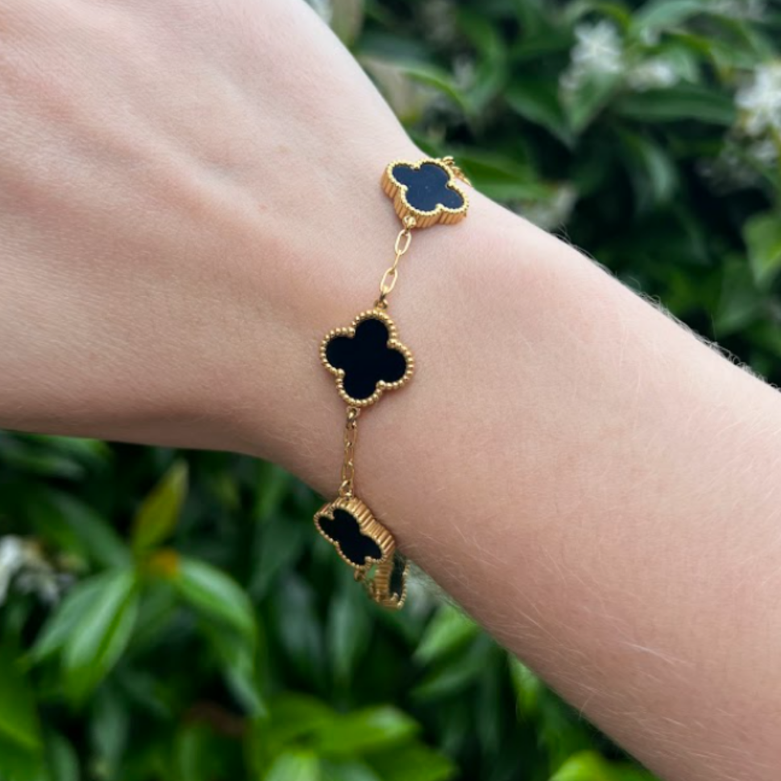 Multiple Clover Bracelet(18k Gold Plated)