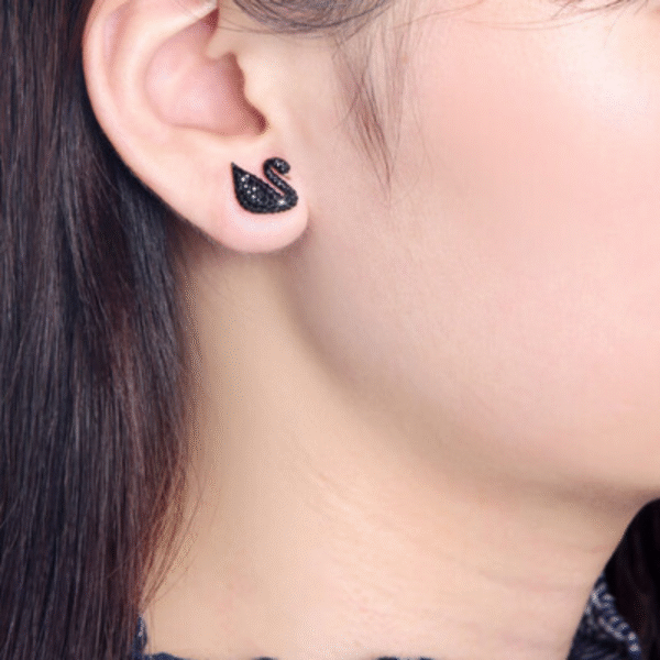 SWAROVSKI Swan Earrings(18k Gold Plated) 2025 - Image 3