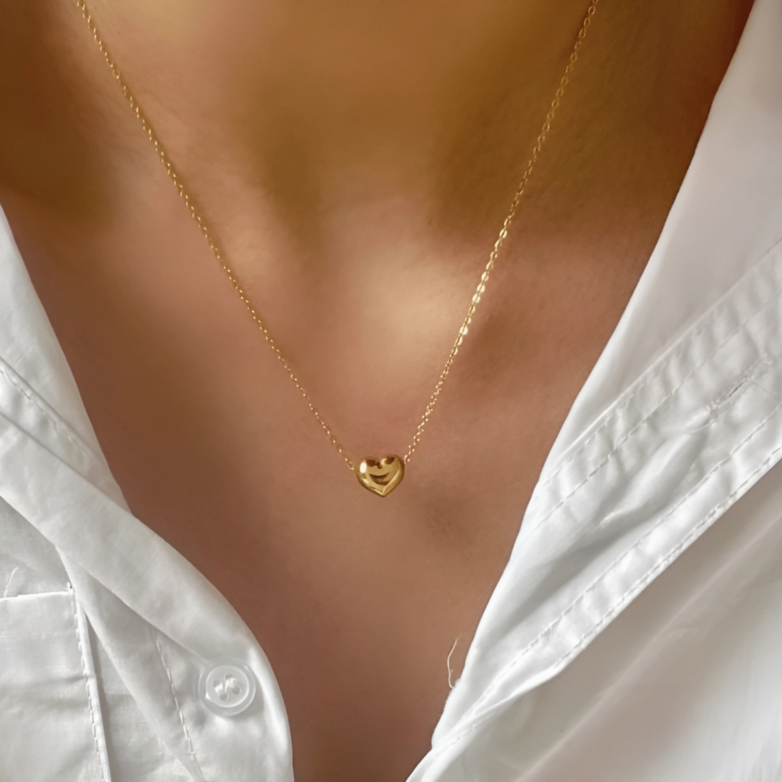 Tiny Heart Treasure(18k Gold Plated)