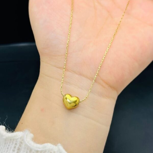 Heart necklace(18k Gold Plated) - Image 3