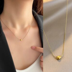 Heart necklace(18k Gold Plated)