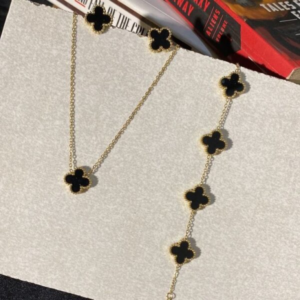 Exclusive Full Clover Set(18k Gold Plated) - Image 3