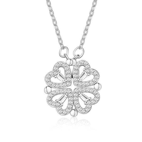 2 way Clover leaf Necklace - Image 3