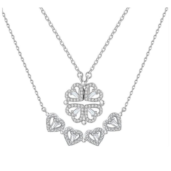 2 way Clover leaf Necklace