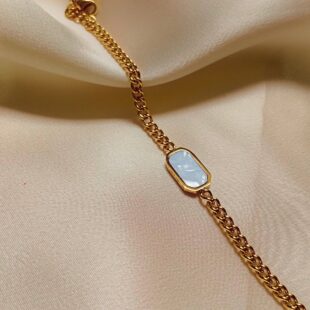 Trendy White Stone Bracelet