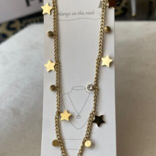 Celestial Star Necklace (18k Gold Plated)