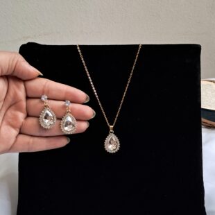 z Dazzling Drop Pendant Set