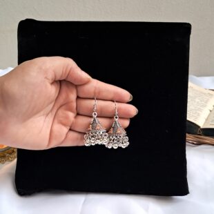 Aestheic Traditional Beige Jhumky 🤎✨