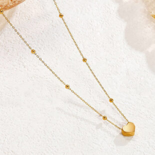 3D Elegant Heart Necklace(18k Gold Plated)