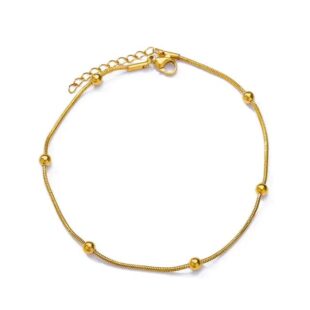 Aesthetic Beads Bracelet & Anklet (18k Gold Plated)