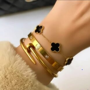 3 Luxury Stack Set (18k Gold Plated)