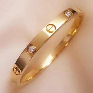 Cartier Love-inspired Bracelet(18k Gold Plated)