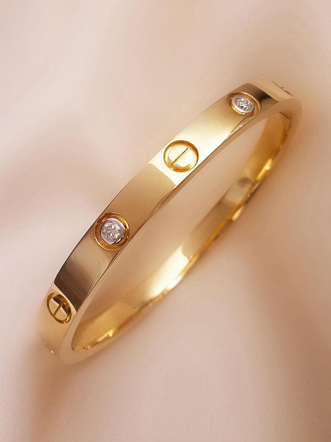 Cartier Love-inspired Bracelet(18k Gold Plated)