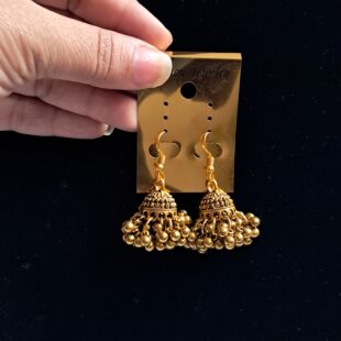 Golden Jhumka Bali(classic desi)✨💛