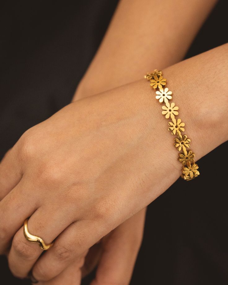 Dainty Floral Cuff - Image 2