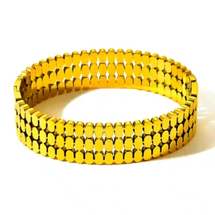 Milano Gold Cuff (18k Gold Plated)